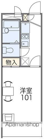 レオパレスヴィブレの間取り写真