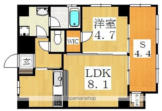 RITZ東住吉の間取り写真