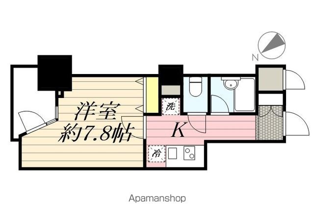 パークアクシス千葉 1401｜千葉県千葉市中央区弁天１丁目(賃貸マンション1K・11階・26.34㎡)の写真 その2