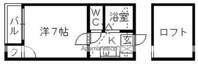 【福岡市博多区東光のアパートの間取り】