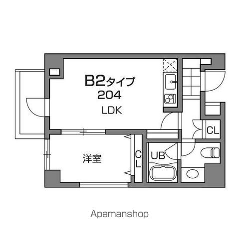 新宿７丁目マンションの間取り