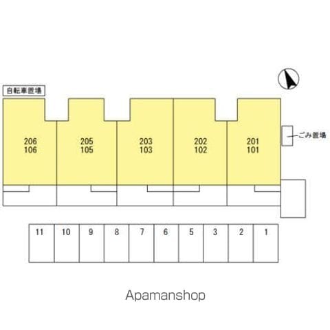 グランドール戸ヶ崎 206 ｜ 埼玉県三郷市戸ケ崎3-540（賃貸アパート2LDK・2階・50.12㎡） その14