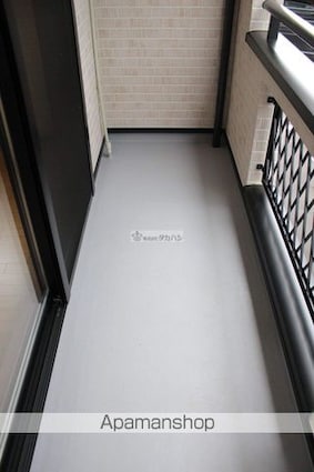 アトリア　Ｄ[1K/26.3m2]のバルコニー