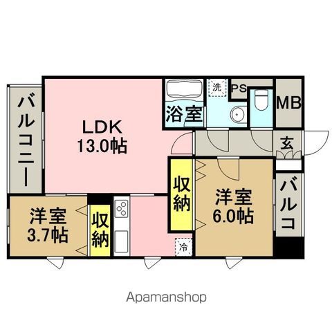 【ブラン・スタイル博多の間取り】