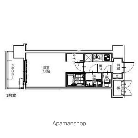 SーRESIDENCE大阪同心の間取り写真
