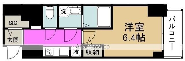S−RESIDENCE福島玉川TRESの間取り写真