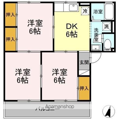 開沖コスモタウンの間取り写真