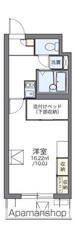 レオパレスパルコートFの間取り写真