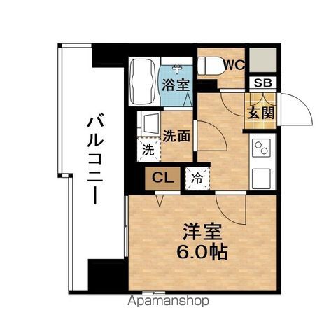 ESLEADRESIDENCE梅田GRANDGATEの間取り写真