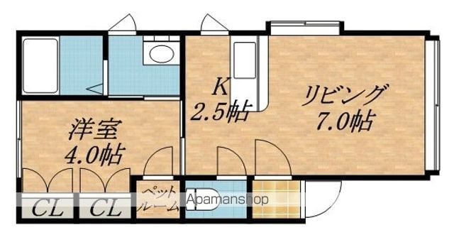 ソシアルトミイNO.68の間取り写真