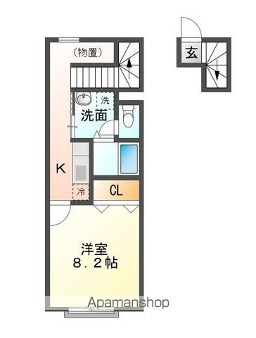 シンプルNの間取り写真