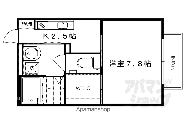 シャーメゾン平尾の間取り写真