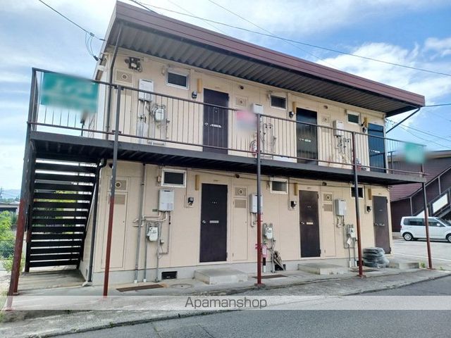 松本市沢村のアパートの外観1