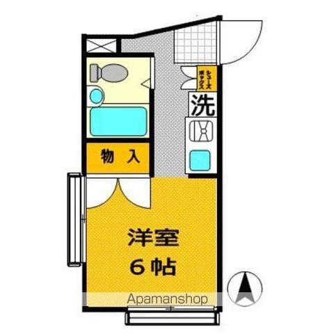 西戸部ダイヤモンドパレスの間取り写真
