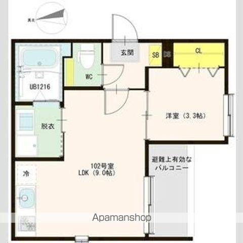 ハーモニーテラス西院四条畑町の間取り写真