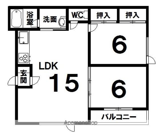 グリーンタウンの間取り写真