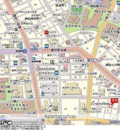 東京都千代田区神田錦町３丁目[1K/22.41m2]の周辺