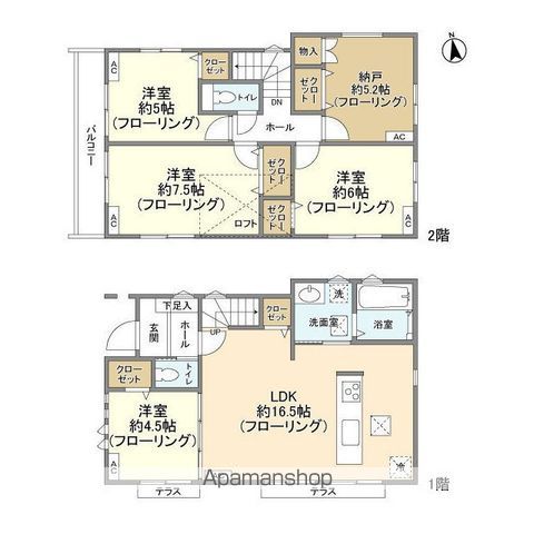 ＫＯＬＥＴ国立谷保０４の間取り