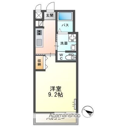 Ｌａｕｒｉｅｒ（ローリエ）[1K/29.75m2]の間取図