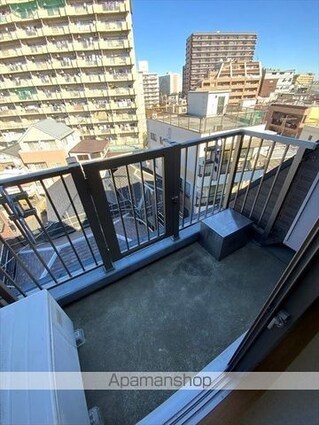 ライジングプレイス町屋[1DK/34.35m2]のバルコニー