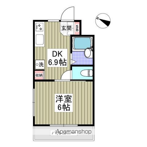 リブレス羽村 1-201 ｜ 東京都羽村市羽中２丁目4-45（賃貸マンション1DK・2階・24.00㎡） その2