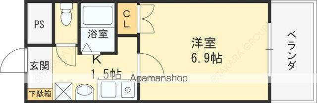パークモダン高井田の間取り写真