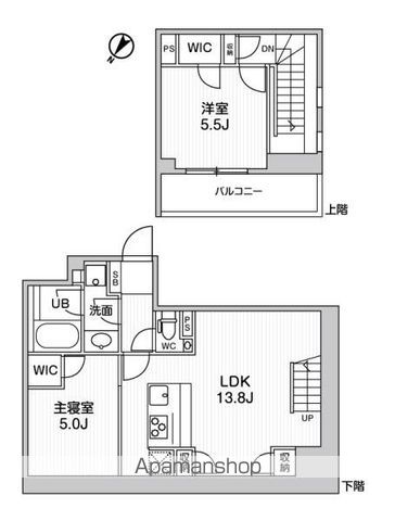 【コンポジット渋谷初台の間取り】