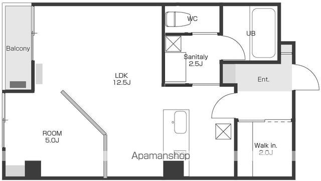 サンク・アムールの間取り写真