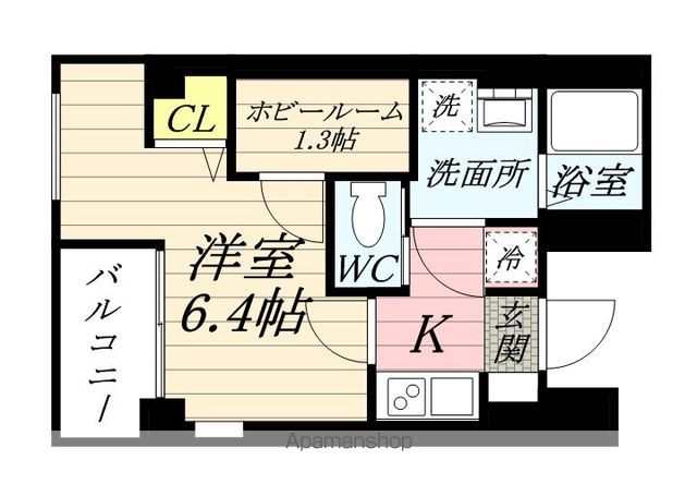 B’CASA YOKOHAMA HIGASHIの間取り写真