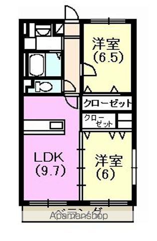 【クラスト参番館の間取り】