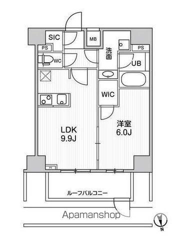 【ＡＬＴＥＲＮＡ神楽坂Ⅱの間取り】