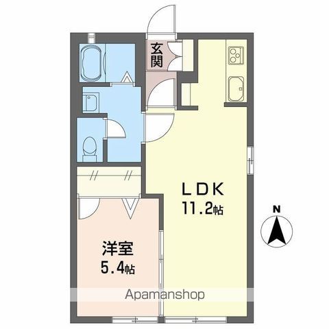 T.クレマチス.新保 C棟の間取り写真