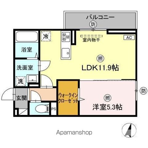 Dグラシア千代町の間取り写真