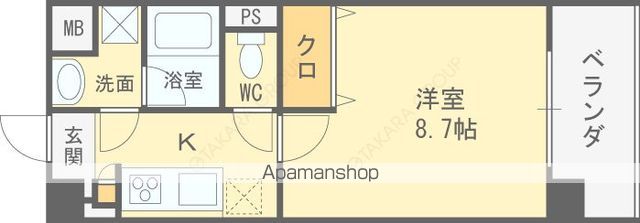 ディアコートハナテンの間取り写真