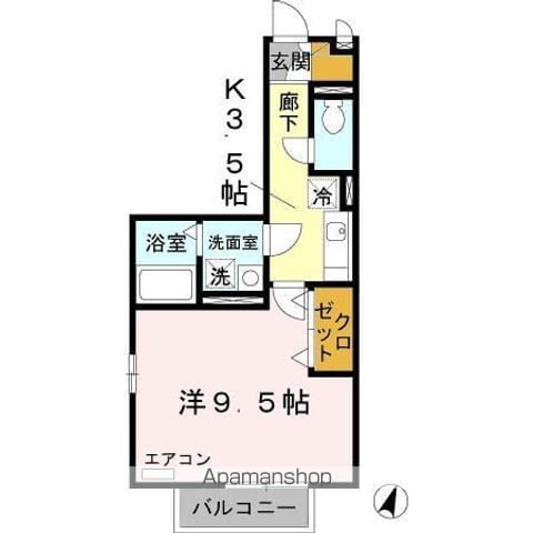 ポット マムの間取り写真