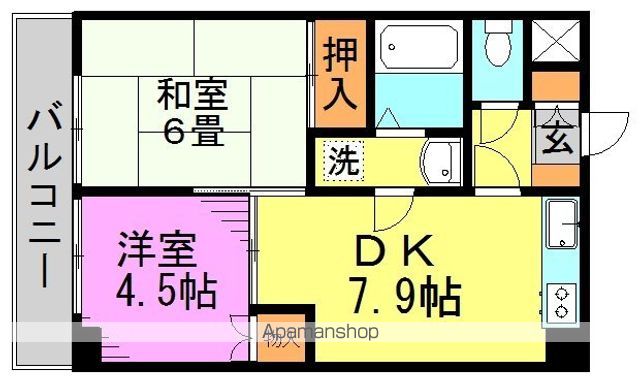 サンパレスの間取り写真
