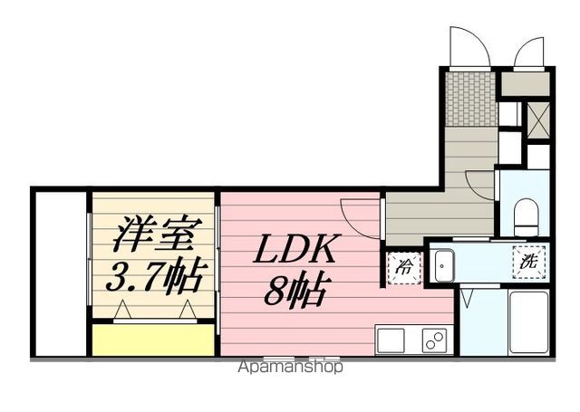 ＣＨＥＲＩＭ戸畑Ⅲの間取り