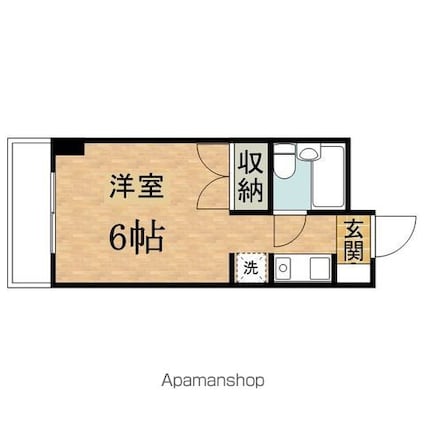 Ｕトピア高幡不動[1R/16.2m2]の間取図