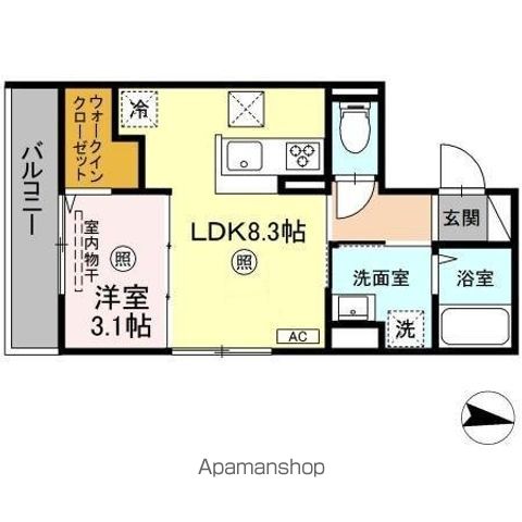 プレミア尾長西 A棟の間取り写真