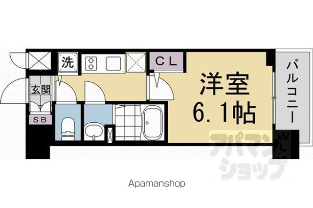 ベラジオレガシー葛野大路八条の間取り写真