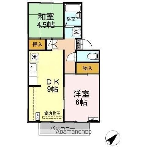 プレジールみよしの間取り写真