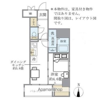 シティフォレスト森下[1DK/30.53m2]のリビング・居間3
