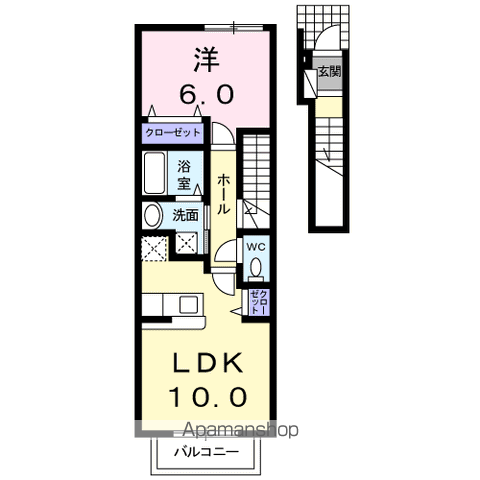 サンプラザ日之出の間取り写真