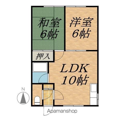 松本マンションCの間取り写真