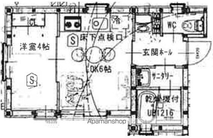 グリーンブーメラン[1K/27.35m2]の間取図
