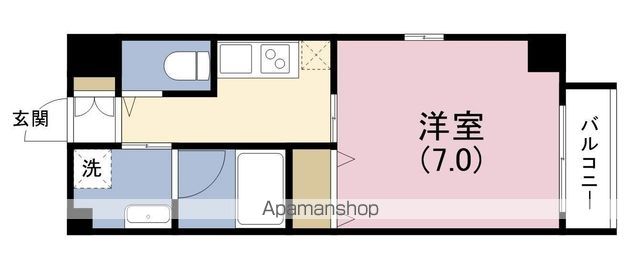 フルールアクアリオの間取り写真