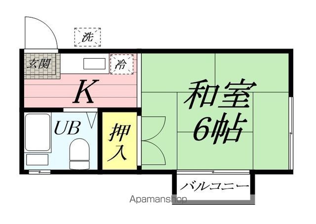 ハイツコンノの間取り写真
