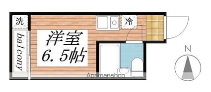 メゾン・ド・マドリエ[1R/14.52m2]の間取図