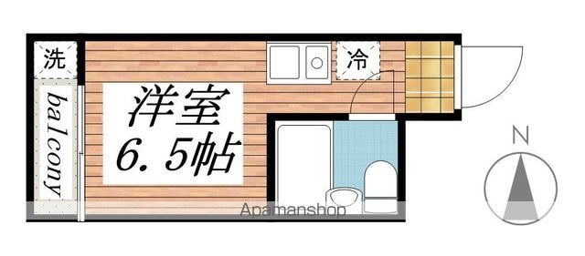メゾン・ド・マドリエ[1R/14.52m2]の間取図
