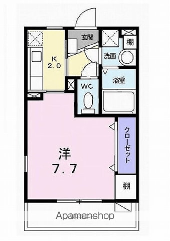 カーサ ブレッツァの間取り写真